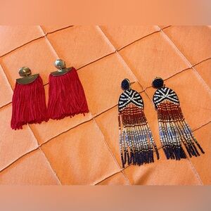 Two pair Chico’s Earrings in excellent condition.